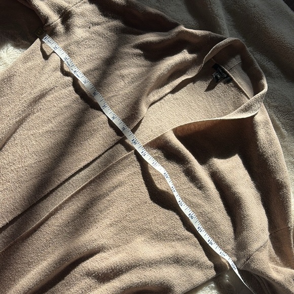 RW&CO Long Open Front Cardigan Sweater Coat Minimalist Layering Staple Size S - Picture 5 of 7